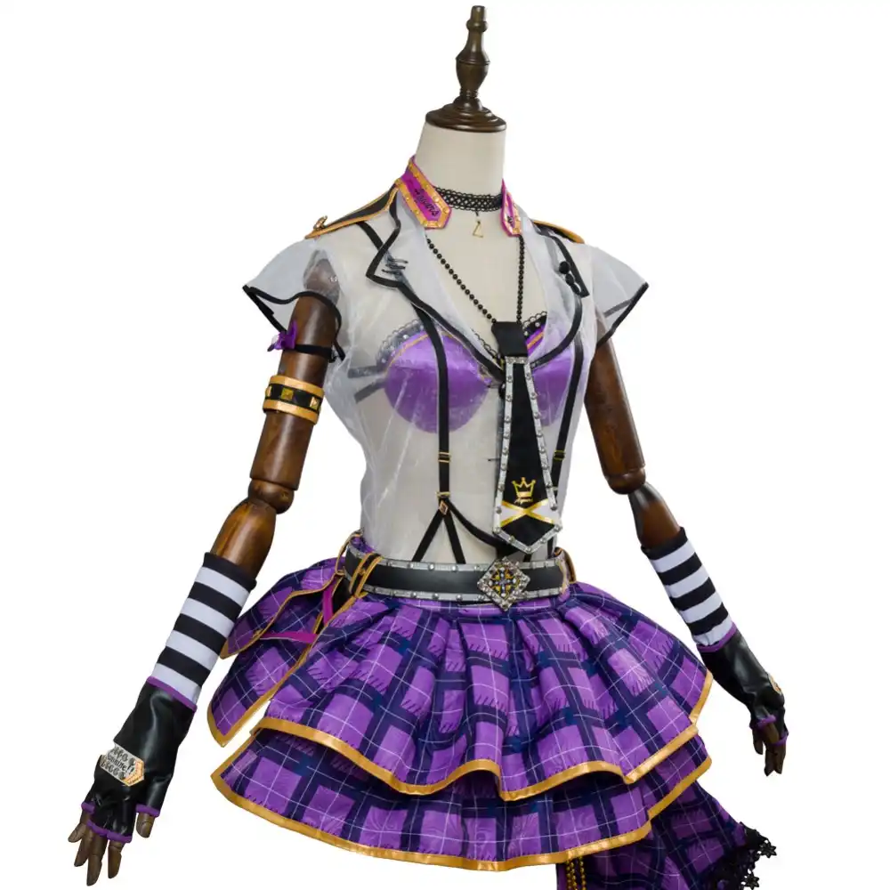 LoveLive Aqours Punk Rock Awakening Mari Ohara Uniform Dress Cosplay Costume