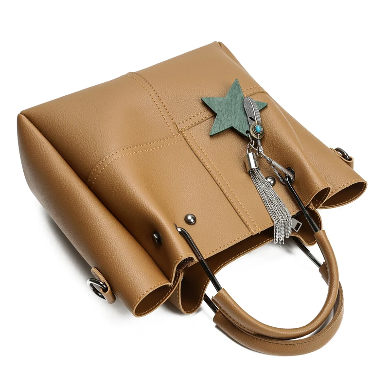 HUANILAI Для женщин сумки PU кожаная сумочка дизайнерская практичные наборы композитные сумки женские сумки на плечо высокое качество RM05