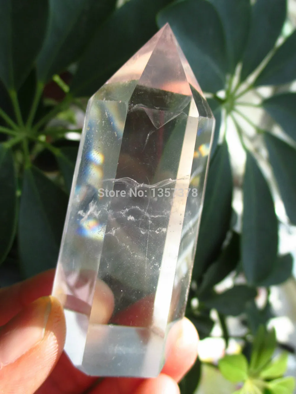 ying 00236 Natural Clear Quartz Crystal Point Healinghealing point