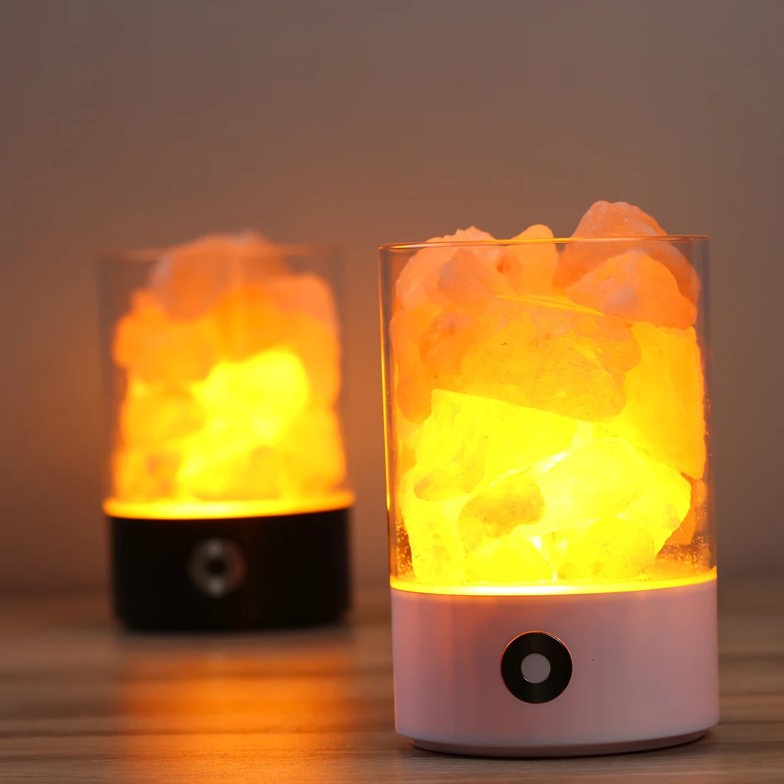 

Natural Himalayan Salt Lamp USB Crystal Light Creative Crystal LED Lamp Air Purifier Light Table Bedroom Lava Lamp
