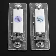 Vehemo 2 шт. 6500 к свет номерного знака светодиодный свет номерного знака задний фонарь супер яркий автомобильный Стайлинг ошибка свободный номер пластина свет