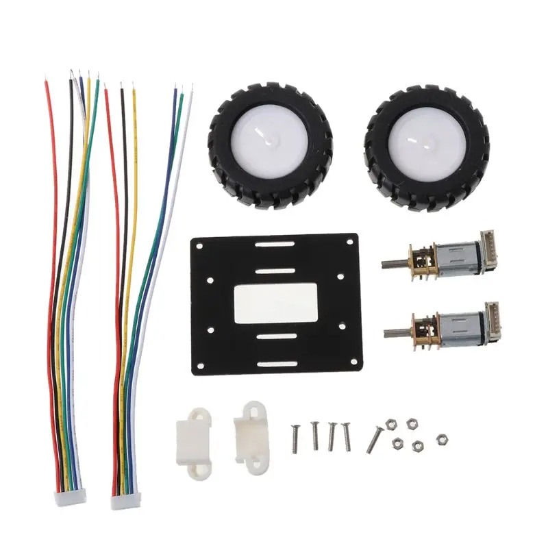 

Hot Sale New Mini Car Chassis Balance 2WD Self-balancing Robot N20 with Encoder GA12-N20 Motor Buckle