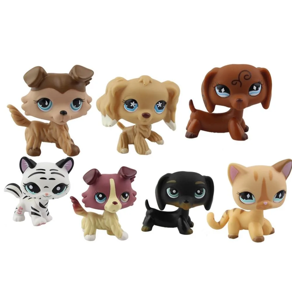 856 22 De Réductionbeaux Jouets Animal De Bande Dessinée Chat Chien Figurines Daction Collection Jouets Pour Enfants Cadeaux Pour Enfants