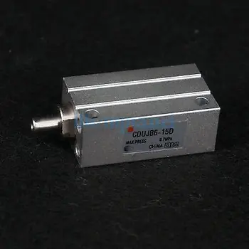 

CDUJB6-15D Built-in Magnet Mini Free Mount Air Cylinder Pneumatic Actuator Bore 6mm Stroke 15mm Double Acting SMC Type