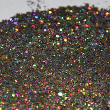 Сверкающие растворители устойчивые шестиугольные блестки для ногтей и гель акриловый лак для ногтей