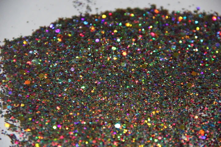 

Sparkling Solvent Resistant Hexagon Paillette Spangles for Nail Polish&Gel Acrylic Nail