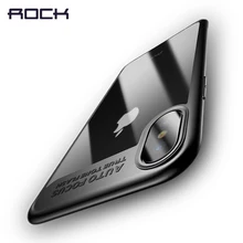 For iPhone X Case, ROCK Slim Full Protective PC & TPU Silicone Cover Case for iPhone X Coque Funda shell case for iPhoneX
