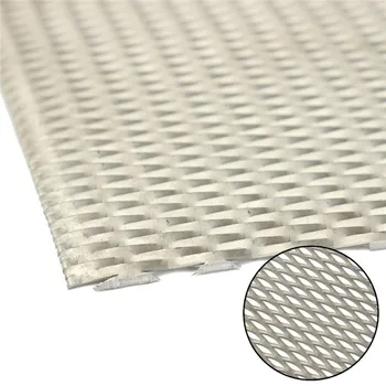 

1pc Titanium Metal Mesh Perforated Diamond Holes Plate Metal Expanded 300 x 200 mm Mechanical Parts Tool Tools