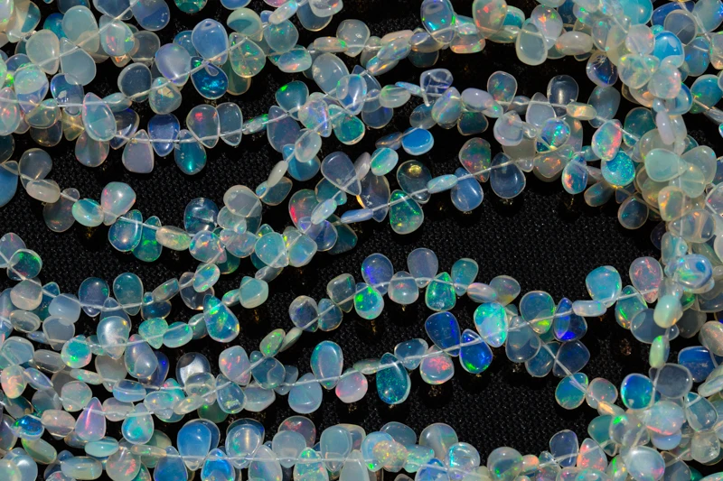 

loose beads gemstone AA Opal pear shape 40cm for DIY jewelry making necklaceFPPJ wholesale beads nature