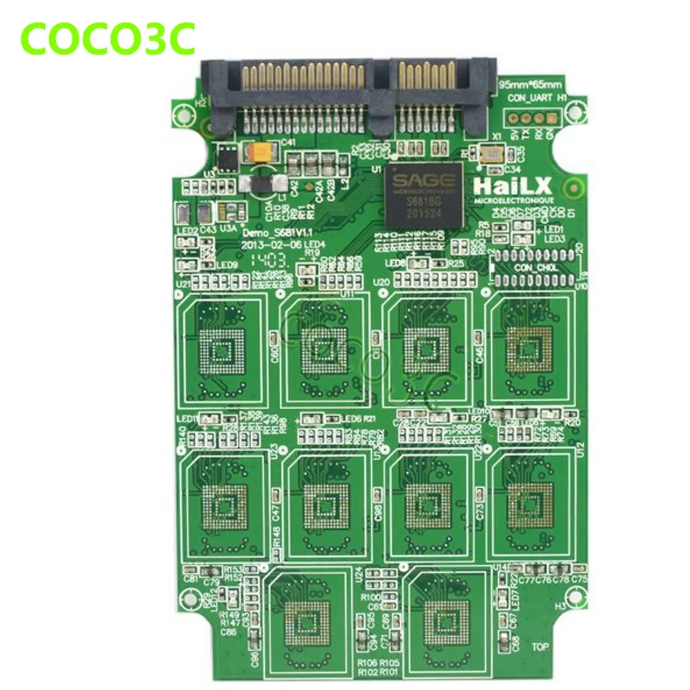 10 TF card to 2.5 inch sata III 6Gbps 3.0 ssd adapter RAID0 Conveter