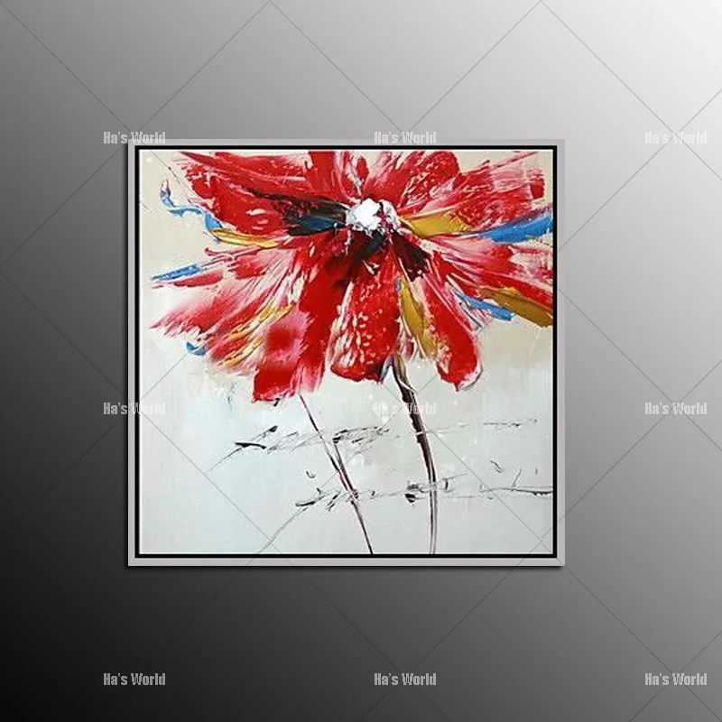 free shipping Large flowers oil painting reproduction handmade oil painting canvas arts for bedroom wall decoration