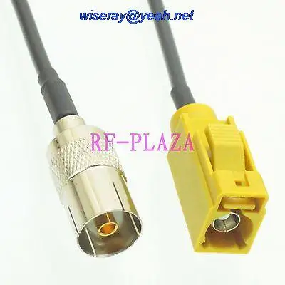 DHL/EMS 50 шт. Кабель 6 inch Fakra SMB К 1027 женский IEC PAL женский RG174 Пигтейл соединительный кабель с одного года warranty-A2