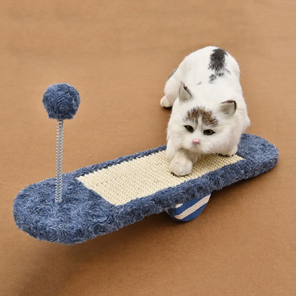Котенок стол кошка скретч доска Seesaw кошка игрушка подстилка для кота Коготь Инструмент