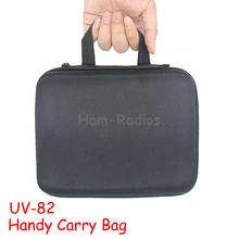 Rádio Em dois Sentidos Sob Medida Caixa de Armazenamento/saco de transporte Acessível Carring case para Baofeng UV-82 UV-89 UV-8 UV-82HP UV-82TP Walkie talkie