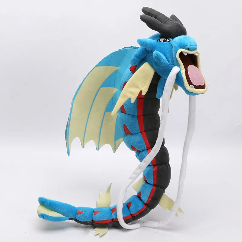 2 стиля 55 см Аниме Кукла Мега Gyarados Плюшевые игрушки Красный Синий Дракон Мягкие животные кукла подарок для детей