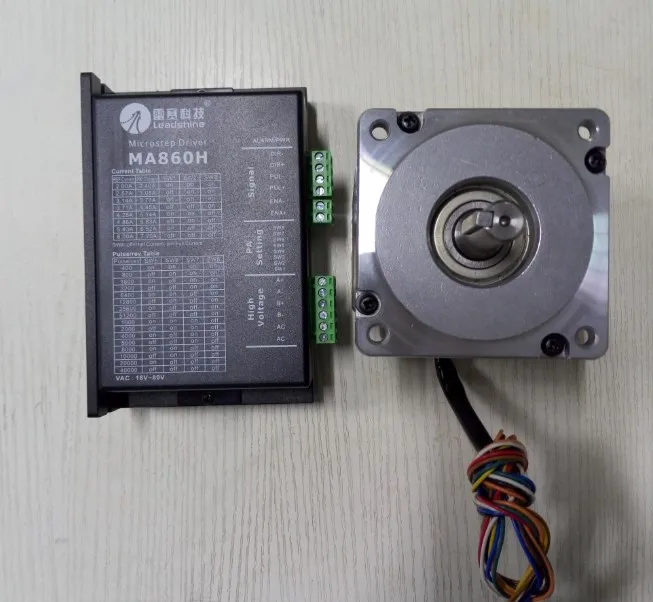 Всего 2 комплектов/партия 2 Драйвер пошаговый MA860H+ 2 nema шаговый двигатель, большие размеры 34-крутящий момент 8.5NM 86HS85 вал 12,7 мм тела Длина 118 мм