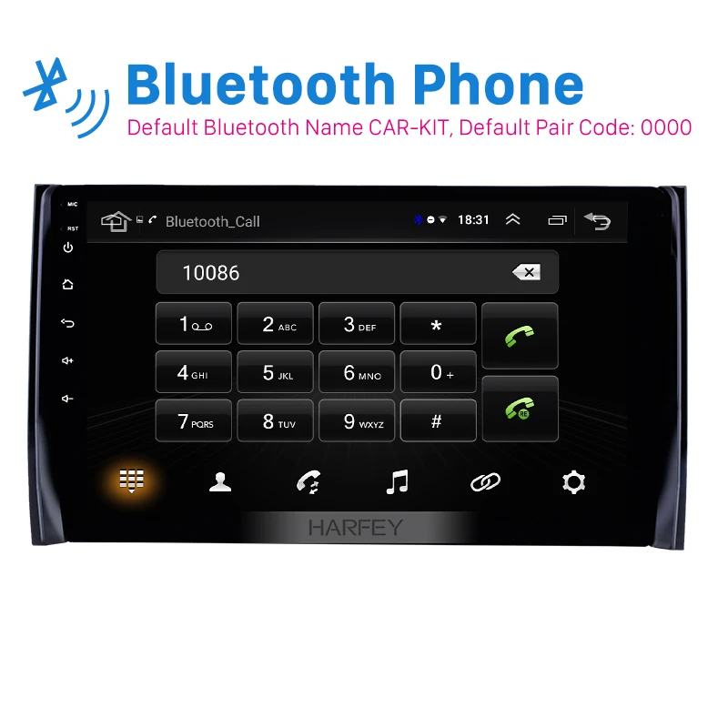 Best Harfey 10.1inch 2 din Android 8.1 GPS car Radio for 2017-2018 Skoda Diack with HD Touchscreen WIFI support Carplay Backup camera 1