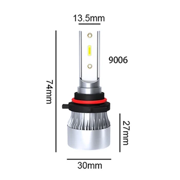 

LED Car headlight Beads Parts Accessories Replacement Aviation aluminum