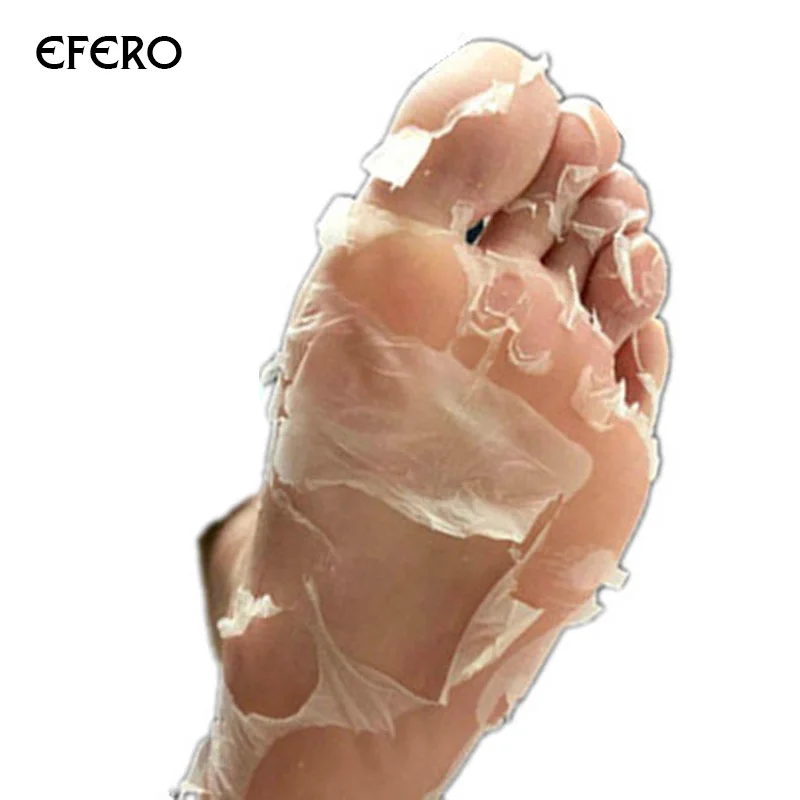 

efero 2Pack Baby Foot Mask Feet Dead Skin Removal Baby Feet Exfoliating Feet Peeling Mask Socks for Pedicure Masks Foot Cream