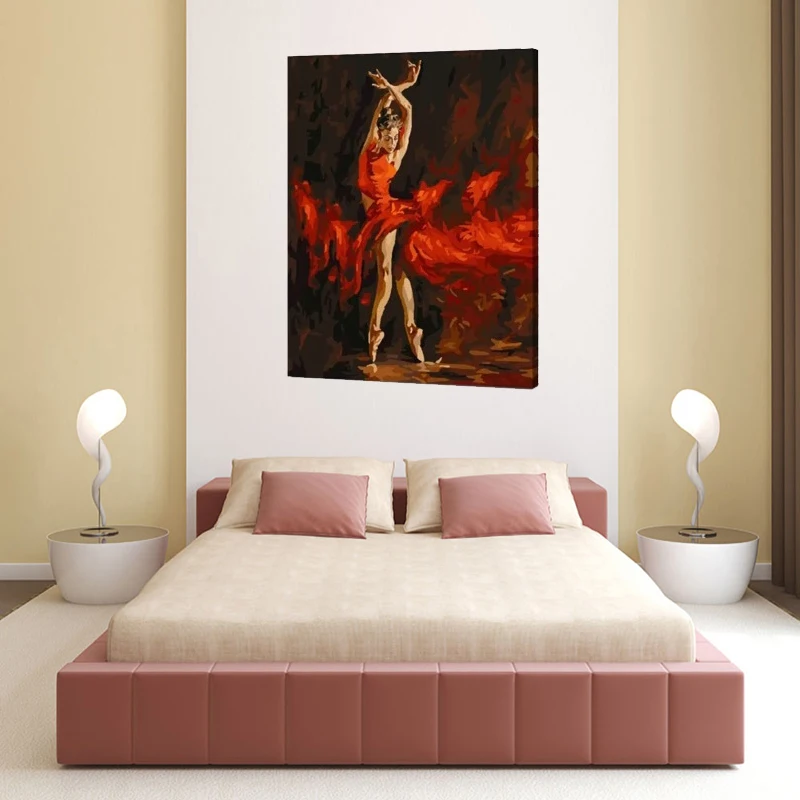 

Canvas Painting By Numbers Beautiful Person DIY Digital Painting Living Room Home Decor Artwork Modern Wall Art Oil Painting Art