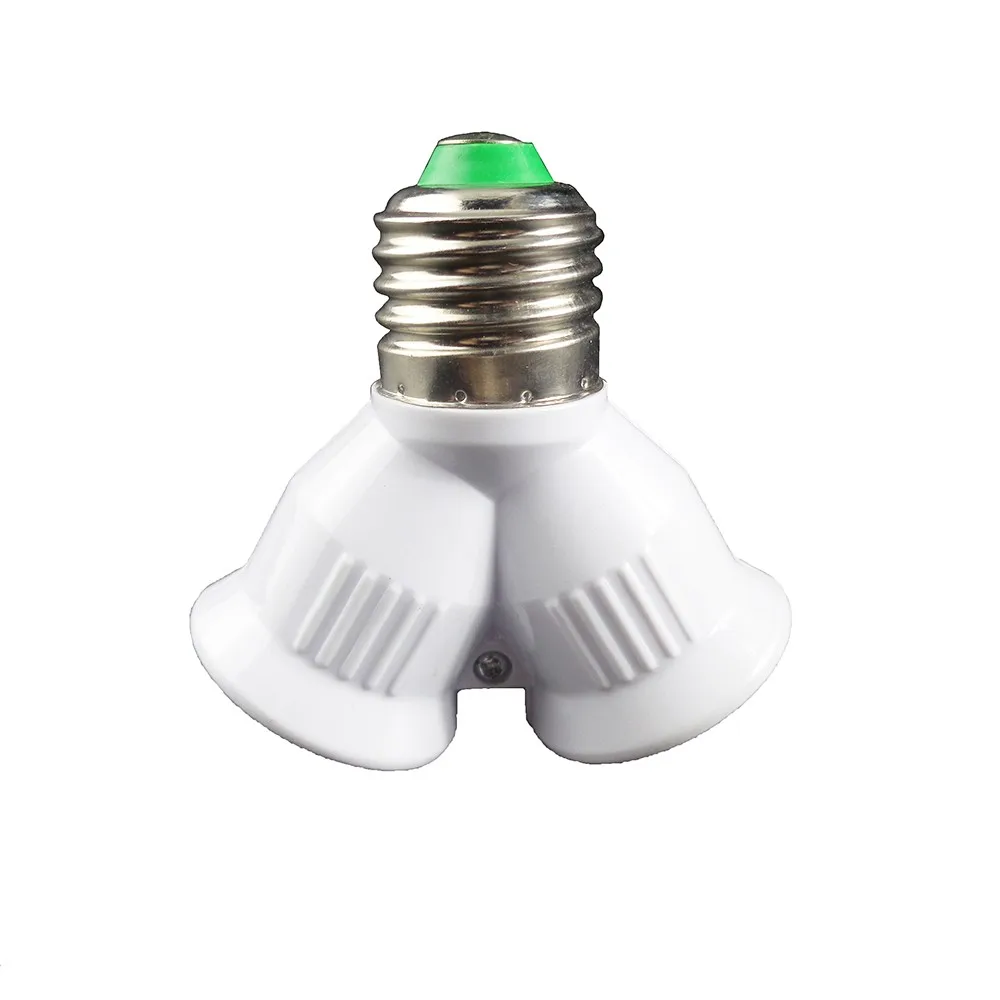 3 шт. держатель лампы конвертер адаптер разъем E27 до 2 E27 огнеупорный для Светодиодный светильник лампы винт сплиттер L