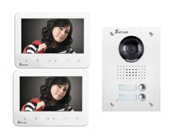 

XinSiLu Top Quality Multi-function 7"Video Door Phone W/T Support SD Card,2 colors touch screen optional. HD Android UI. 1V2