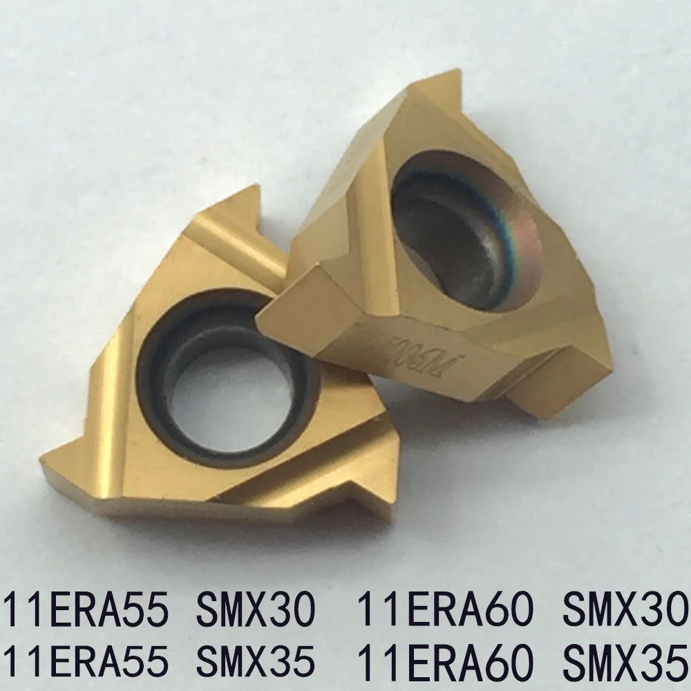 10 шт. 11ER A55/A60 SMX30/SMX35 карбида вставки для резьбы Обращаясь инструмент борштанги лезвие высокая стоимость производительность