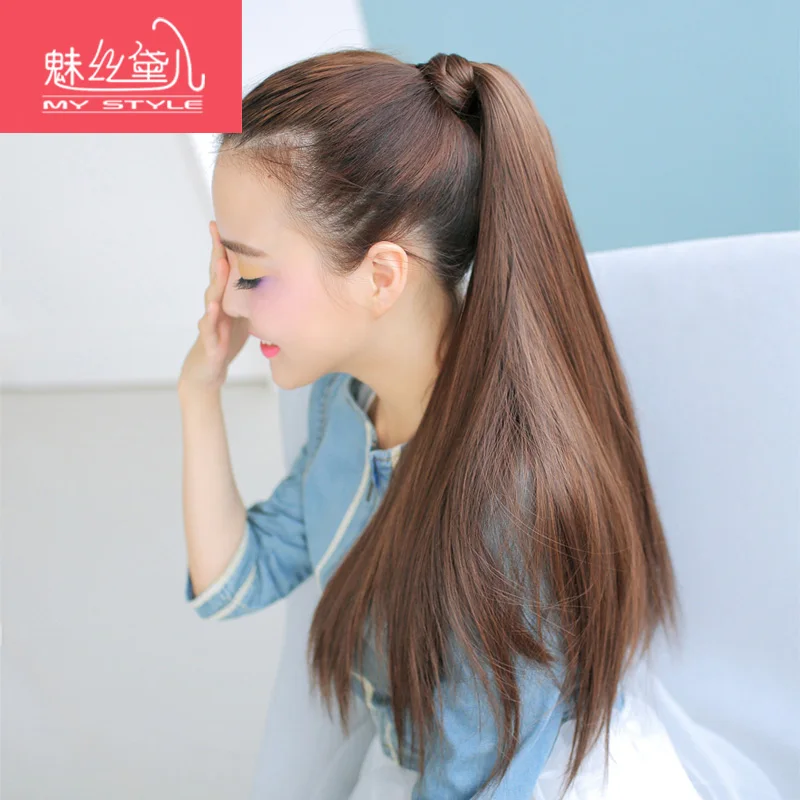 The Charm Of Silk Adele Ponytail Hair Wig Ponytail Hair Tie Belt