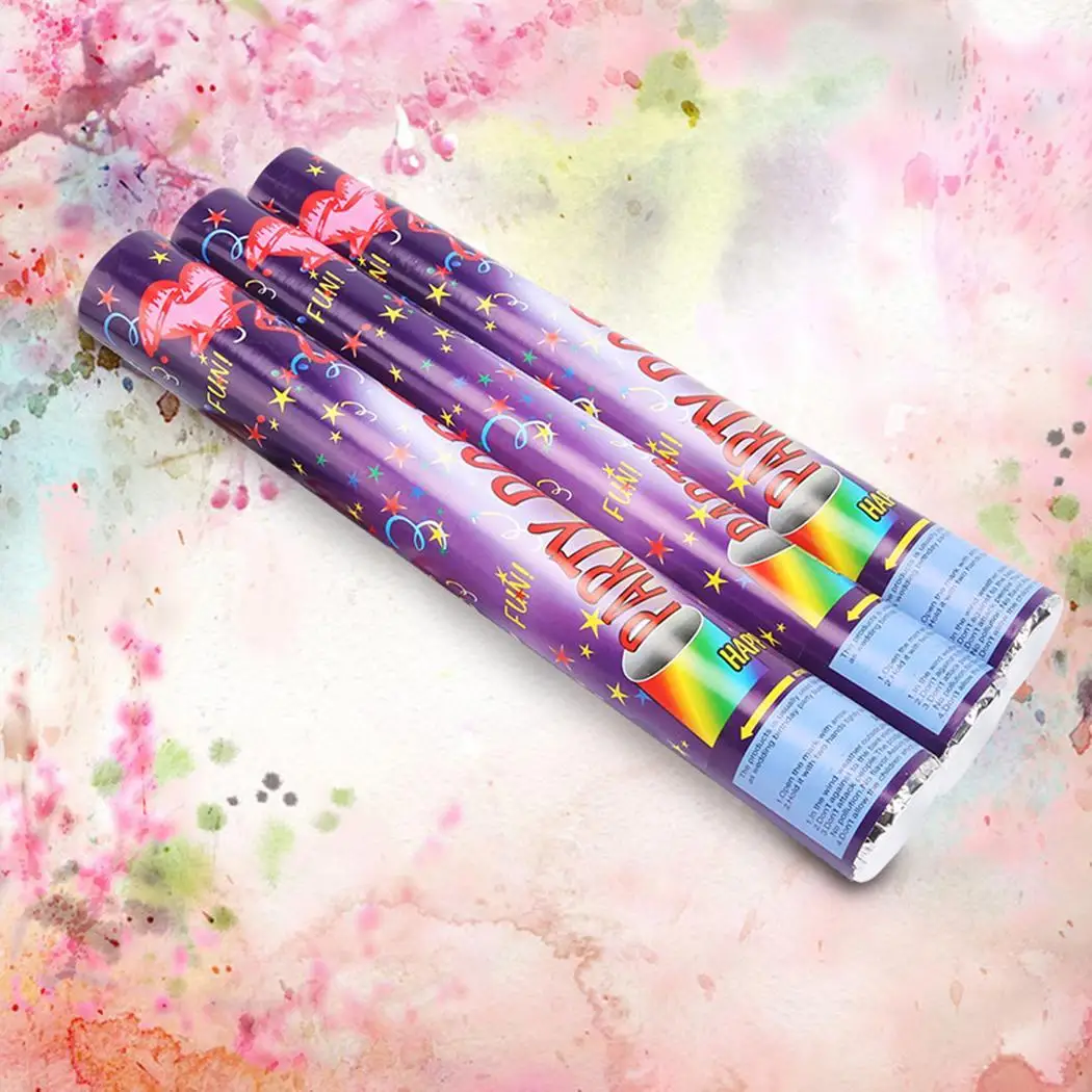 Модные многоцветные геометрические Кэннон квадратные Поппер конфетти шт