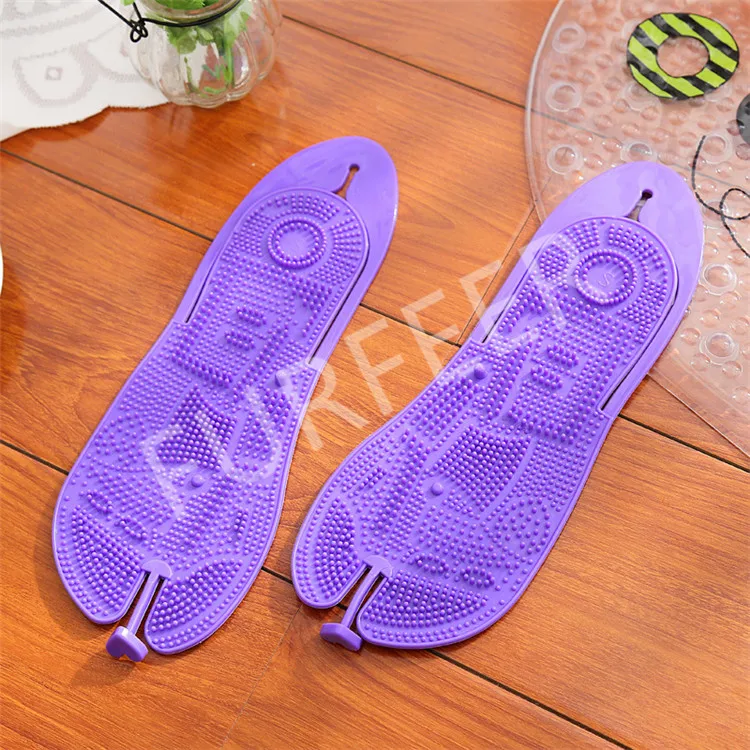 Men's Summer Swimming Beach Flip Flops Traveling Airplane Hotel Shoes Home Massage Slippers Men Foldable Slides Outdoor Sandals