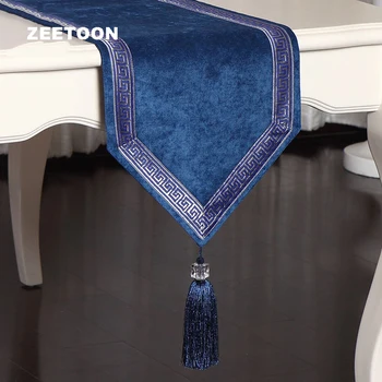 

European Style Table Runner Modern Tablecloth Long Mats / Tea Ceremony Decor Tea Napkins Home Supplies Placemat Hotel Bed Flag
