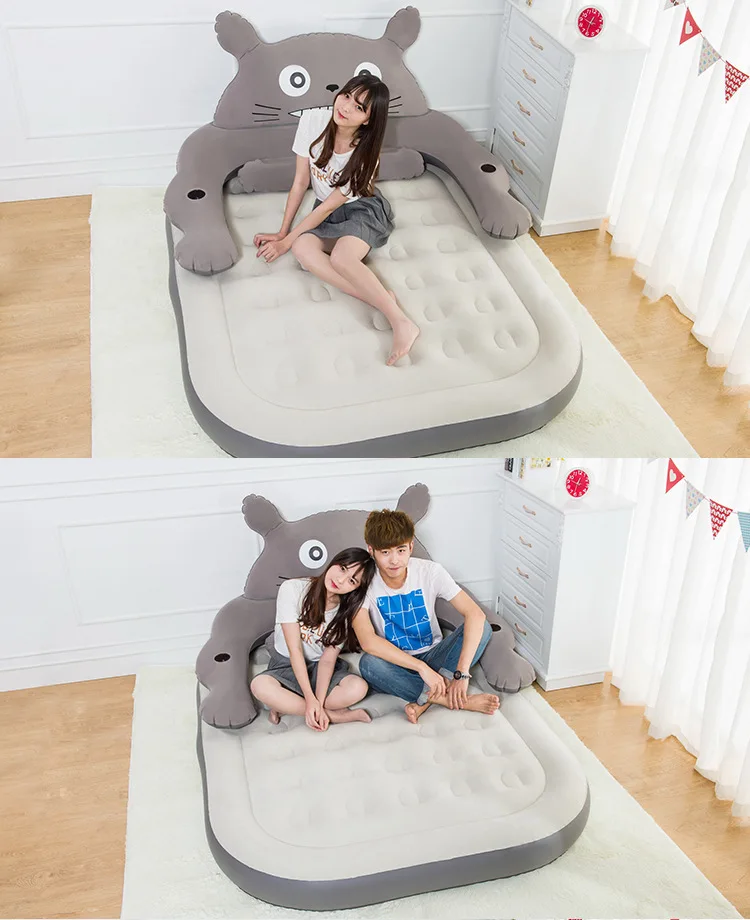 Надувной матрас надувная кровать одиночный или двойной человек бытовой наполненный газом кровать наружная портативная воздушная Подушка