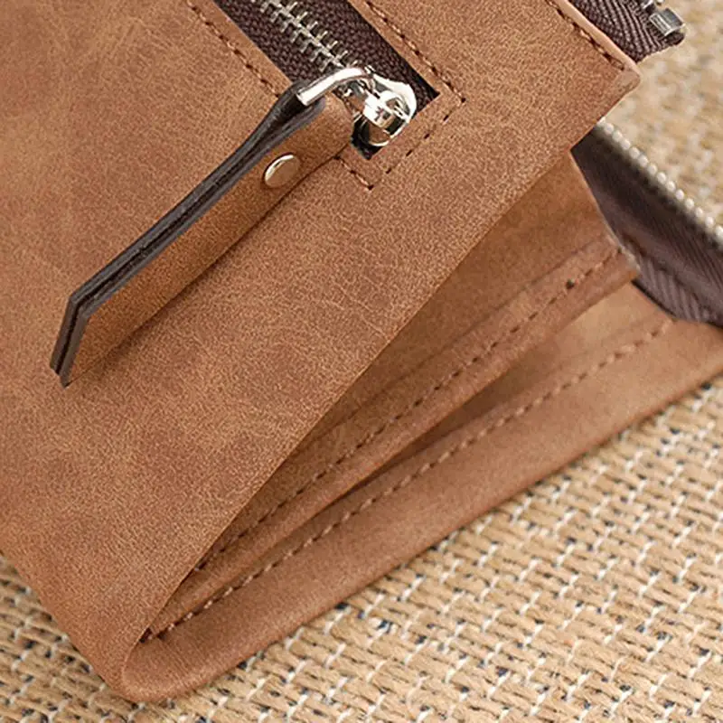 PinShang мужской кошелек, модный длинный кошелек с эффектом потертости, ретро кожаный кошелек с застежкой-молнией, сумка для отдыха, чехол для карт, сумка для монет ZK40