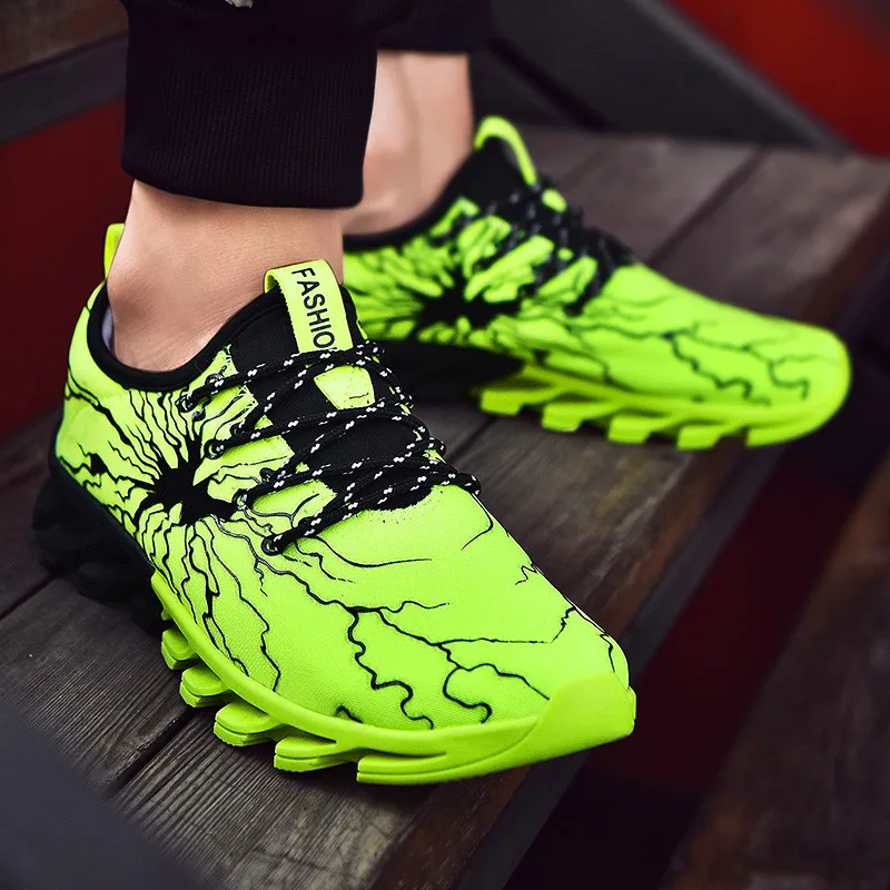 Ceny Klasyczne męskie buty w stylu casual błyskawica para krawat buty sportowe unisex lekki dorosłych trend w modzie niska cena