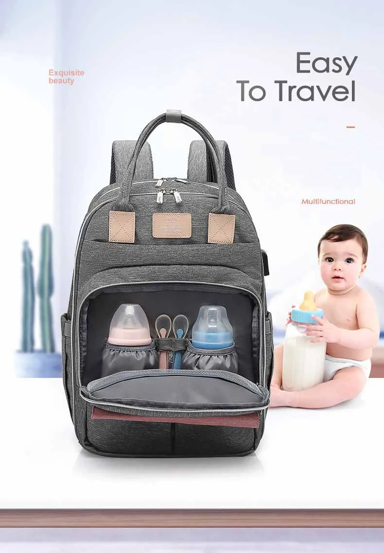 Сумка для подгузников, модная сумка для подгузников для мам, сумка для подгузников, брендовый Детский рюкзак для путешествий, органайзер для подгузников, сумка для кормления для детской коляски