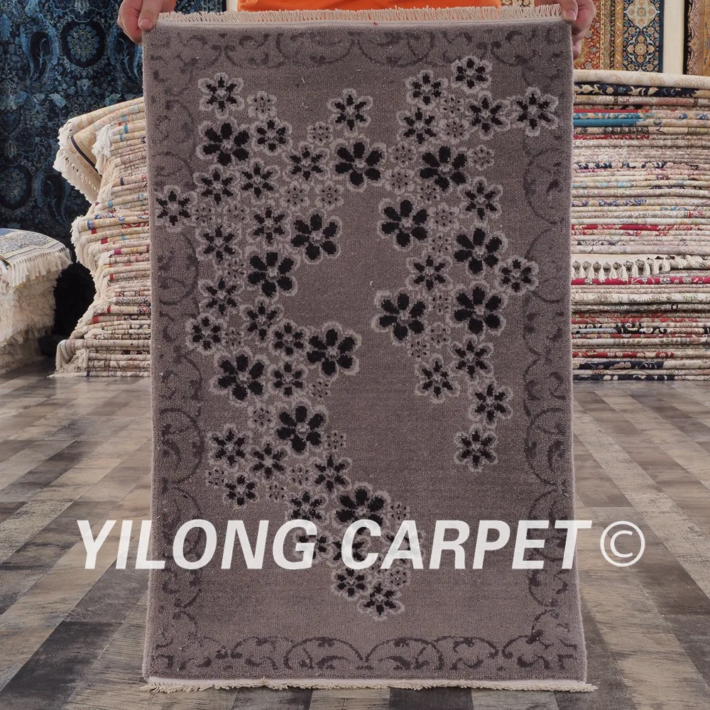 YILONG 2 'x 3' вязаный шерстяной коврик ручной работы современный (CQG68S2x3)|rugged rugged|rugs