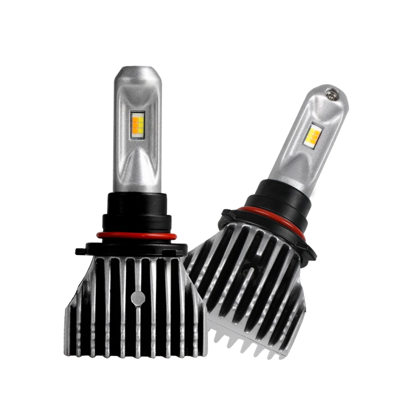 

HIR1 9011 HIR2 9012 No Fan LED Car bulb Automotive Fog Lamp LED Super Bright 50W White & Yellow Light