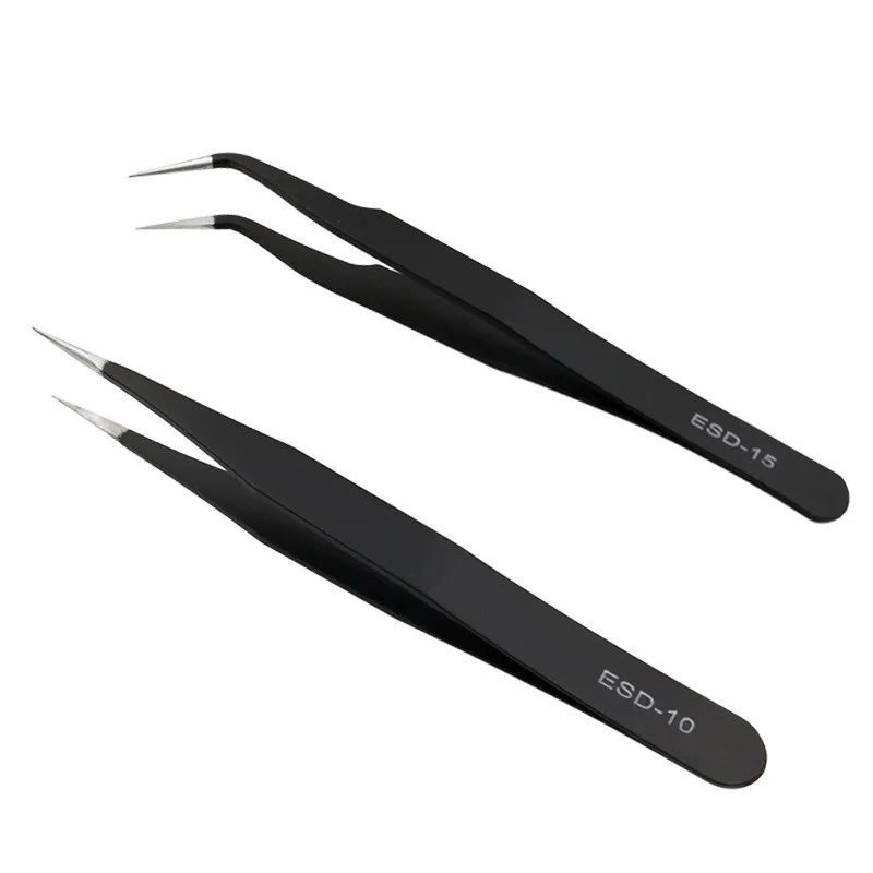 

1*mink eyelash extension tweezers beauty makeup tools for lashes building matte eye lashes tweezers false eyelashes applicators