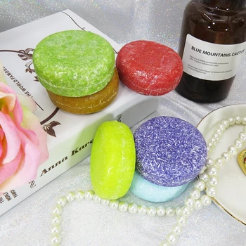 

Lavender Hand Shampoo Natural Handmade Soaps Smooth Hair Shampoo Soap Repair Hair Deep Nourish Hair Shampoo Soap New Y1