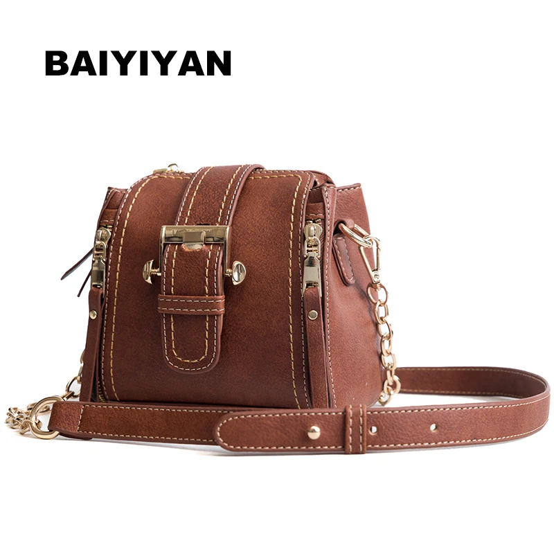 New Arrival Vintage Bucket Bag PU Leather Brand Designer Luxury Handbags Women Bags New Fashion ...