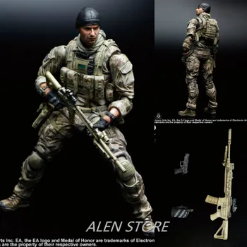 

ALEN Medal of Honor Action Figure Play Arts Kai Tom Preacher Anime Game Medal of Honor Model Toys 250MM Playarts
