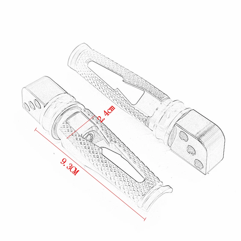 Мотоциклетная задняя Подножка для ног Peg CNC Оригинальный дизайн Honda CBR500R CB500F/X CBR 500