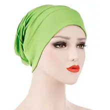 Хиджаб для мусульманок шапки Soft Comfort внутренняя Исламская под шарфом Шапки мусульманский тюрбан мусульманских Костюмы мусульманский головной платок