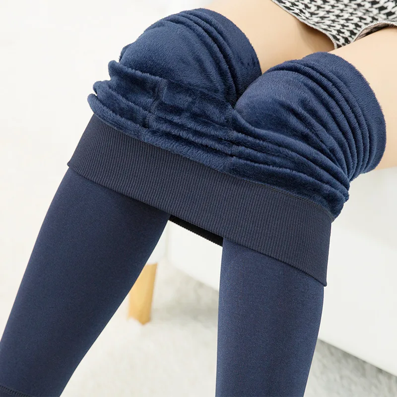 Брюки женские жемчужные бархатные осенние зимние с высокой талией утолщенные бархатные теплые брюки пуш-ап Леггинсы высокая эластичность
