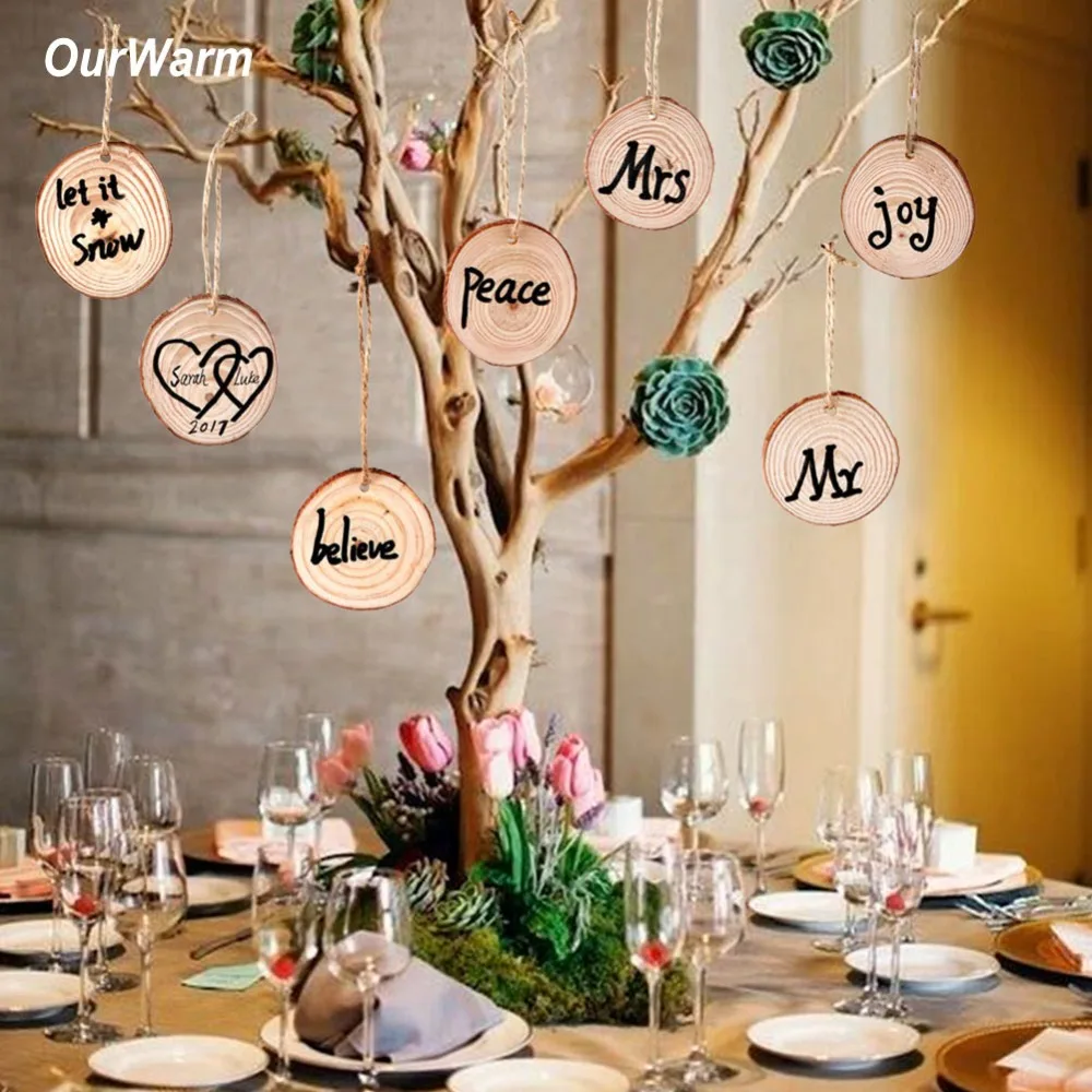 christmas tree ornament wedding favors