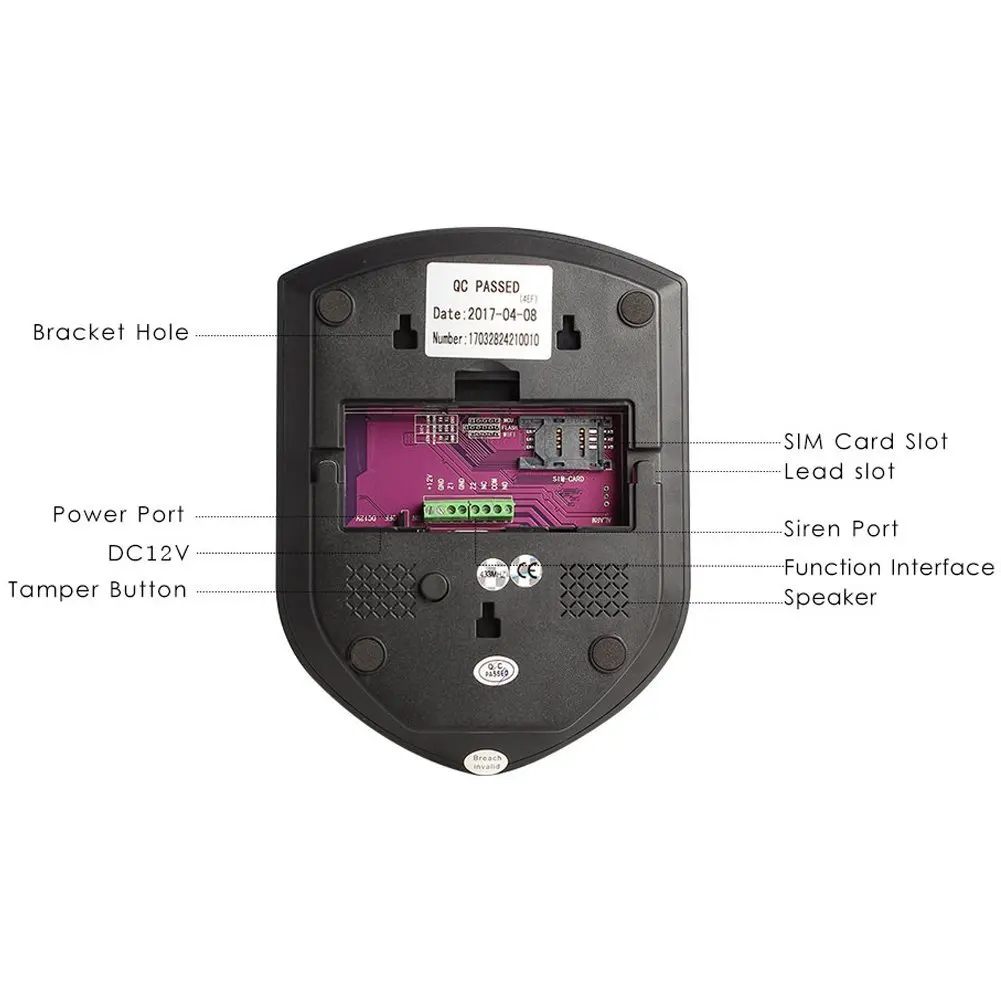 Wolf Guard Smart 3G/GSM 2 4G Wifi DIY беспроводная домашняя охранная сигнализация система датчик