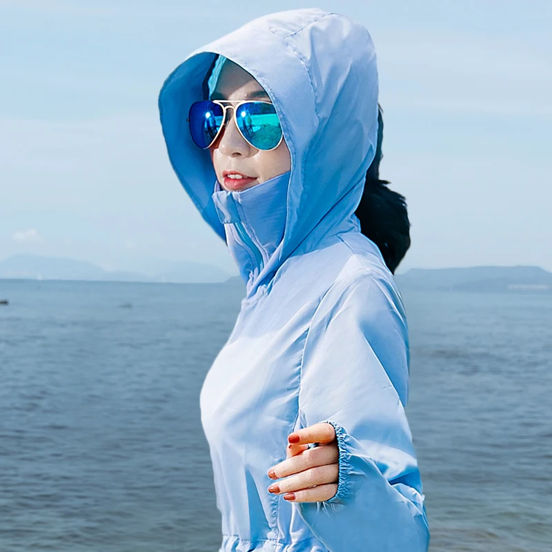 Buy Sun protection clothing female long section 2019