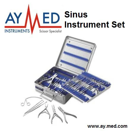 

Premium Quality Sinus Instrument Set - Surgical Surgery Scissors Set