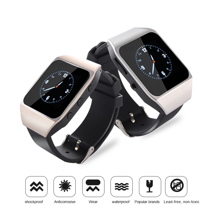 High quality smart watch 8GB MP3 music Player Bluetooth touch screen