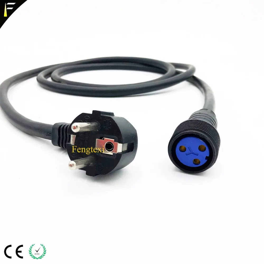4xLOT протокол управления наружным освещением DMX Удлинительный кабель IP65 сценический мигающий свет водонепроницаемый удлинитель питания Кабели и ЕС США Великобритания вилка основной кабель питания